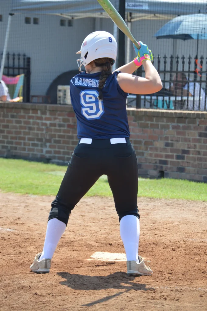 addy sanchez at bat