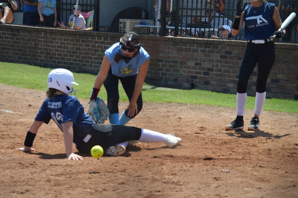 julia sliding into first