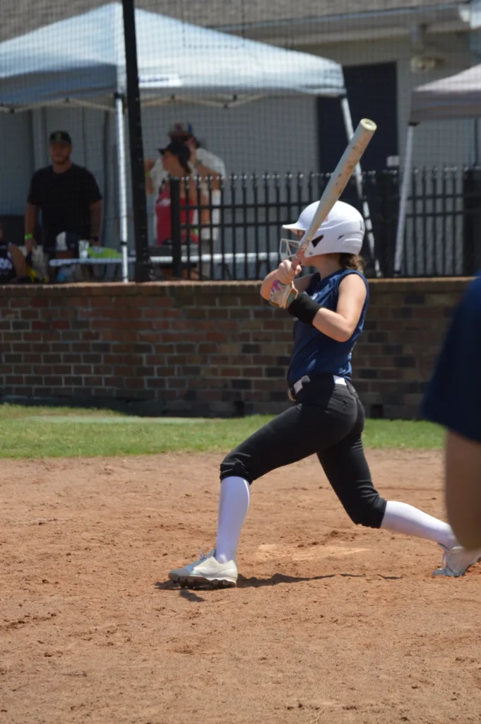 morgan at bat swinging